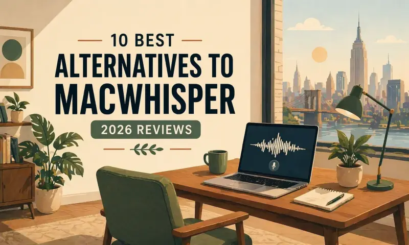 10 Best Alternatives to MacWhisper 2026 Reviews